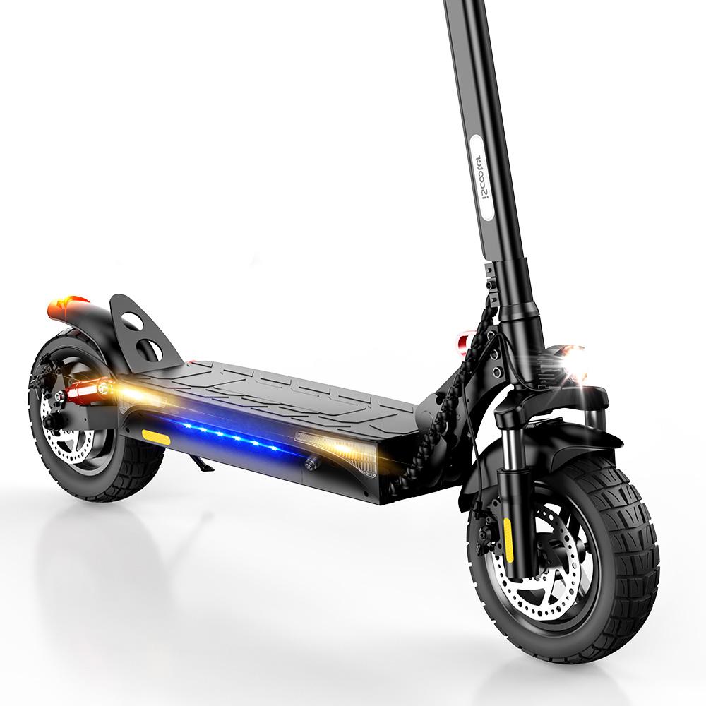 iScooter 800W Electric Dirt Scooter with 40km/h, 48V10Ah, Full Suspension, 10" Off-Road Tires, LCD Display, Dual Disc Brakes, IPX4 Waterproof