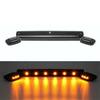 For Chevy GMC 2500HD 3500HD 07+ Full Amber LED Cab Roof Marker Light Assembly 3x