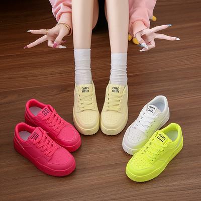 Новые модные женские кроссовки женские вулканизированные туфли розовые милые модные женские туфли на шнуровке скейтборд обувь повседневная