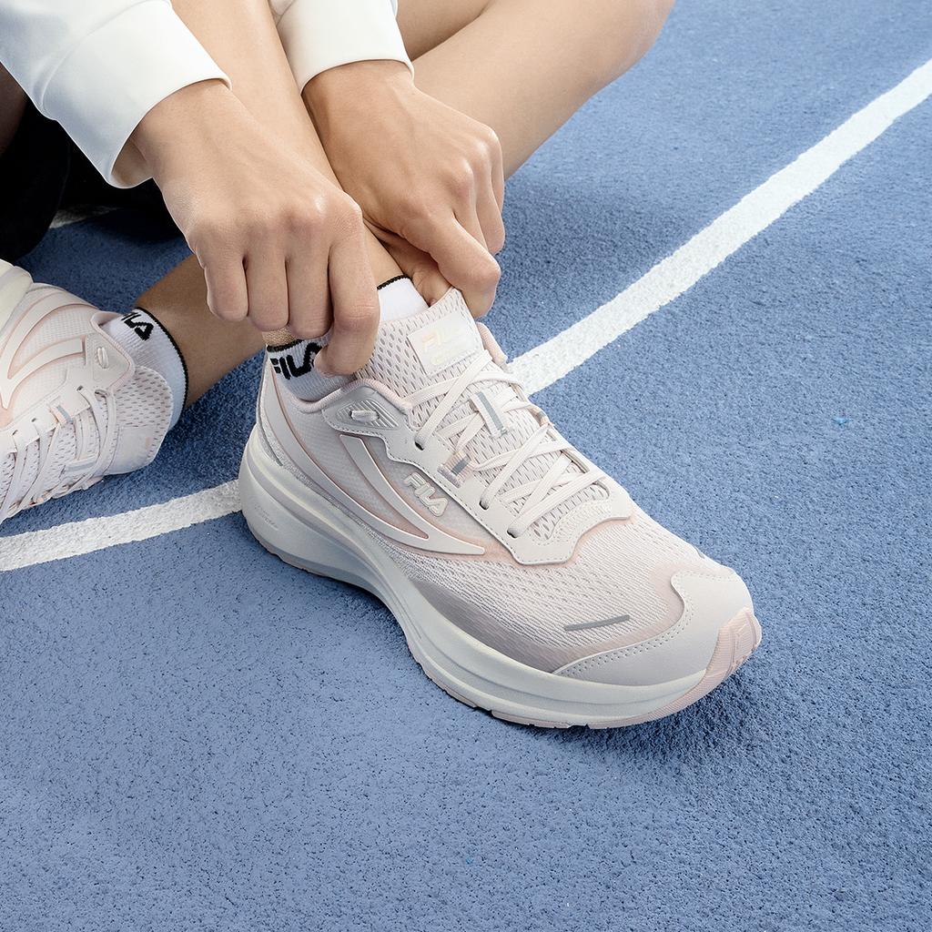 FILA NUVOLE Wear resistant And Lightweight Low top Running Shoes Women's Light Pink A12W421116FPP