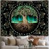 1pc Cosmic Life Tree Tapestry Dreamy Big Tree Home Decor Origin Tree Background Wall Hanging Cloth for Be Multiple Sizes