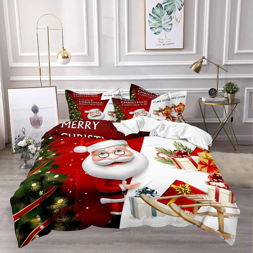 Модная технология печати, 3D цифровая печать, постельное белье, пододеяльники, наволочки, комплекты из трех предметов