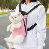 Adjustable Cat Carrier Bag Breathable Dog Carrier Backpack  for Small Dog Cat Outdoor Accessories