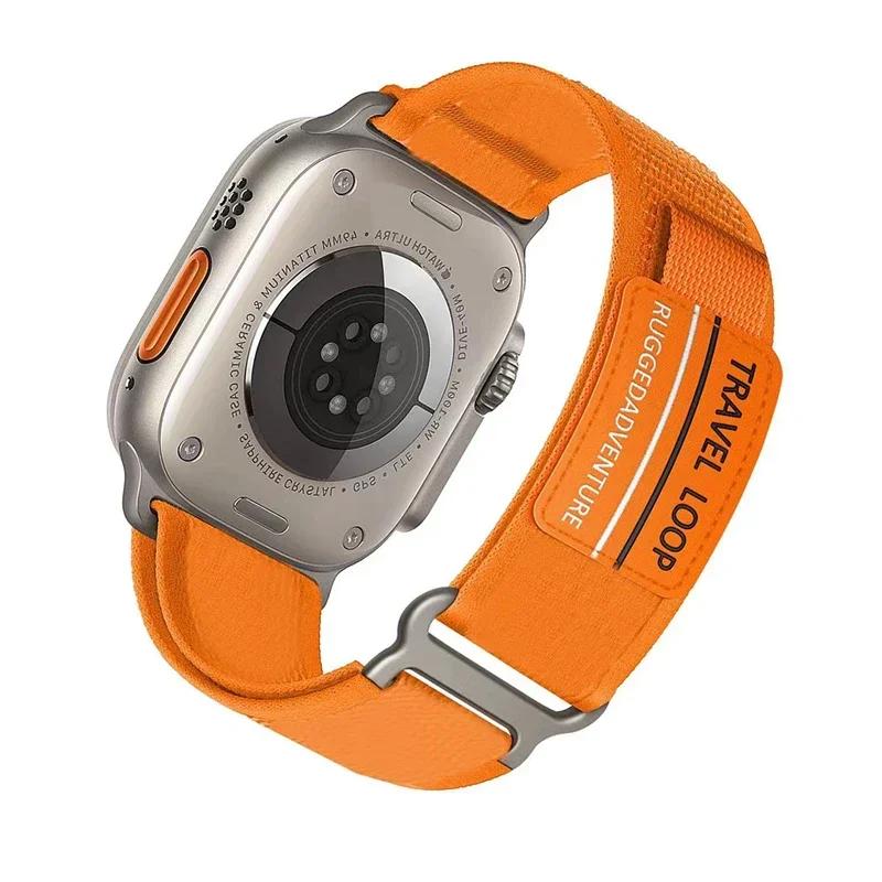 Классический ремешок Trail loop для Apple Watch Ultra Band 49 мм 44 мм 45 мм 42 мм спортивный ремешок Correa браслет iWatch серии 9 7 6 5 8 se нейлоновый ремешок
