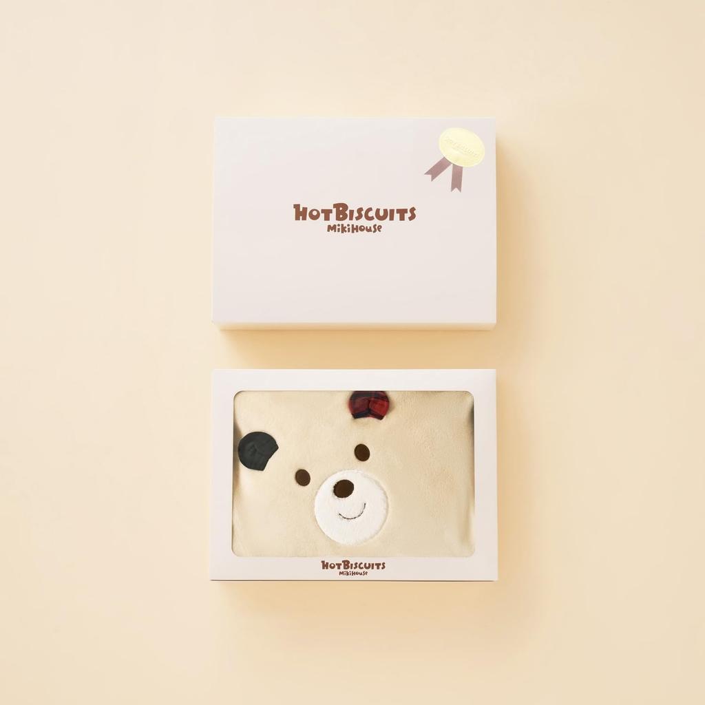 MIKI HOUSE HOT BISCUITS Cotton Sleeper Gift Set for Boys and Baby Baby One Includes Box Girls, Clothes, Gift, Ivory, Size, 74-9905-493,