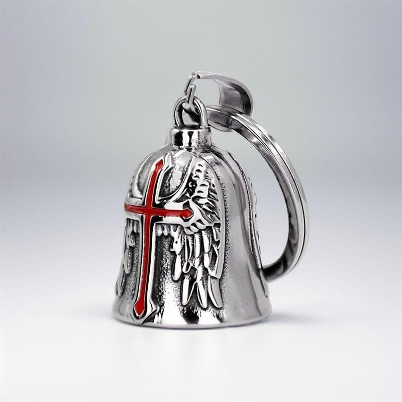 1 шт. Мотоциклетный колокольчик на удачу из нержавеющей стали для езды на мотоцикле в стиле ретро-панк