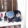 Aniplex Черный дворецкий Арка школы-интерната Чиби Сидящие плюшевые куклы Себастьян Михаэлис Сиэль Фантомхайв Аниме Подарки для фанатов