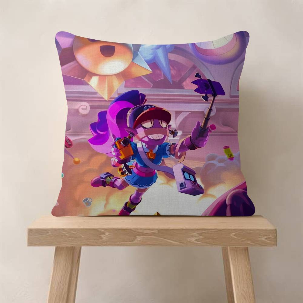 BBawlss Game SStars Pillow Cushion Cover Pillowcase Living Room Sofa Home Decor Customized