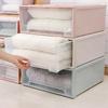 Stackable Drawer Storage Box Plastic Shoe Organizer Cabinet Closet Organizer Transparent Wardrobe Desktop Boxes Box Storage Bin