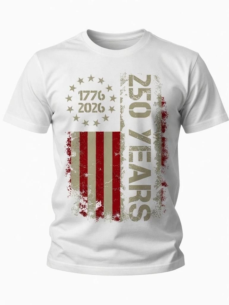 250 Years 1776-2026 T-Shirt - 250th Anniversary America Patriotic Tee