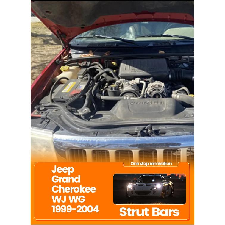 Передняя стойка капота для Jeep Grand Cherokee WJ WG 1999-2004 2 шт. Газовые упоры капота Стойки-подъемники 55136764AA