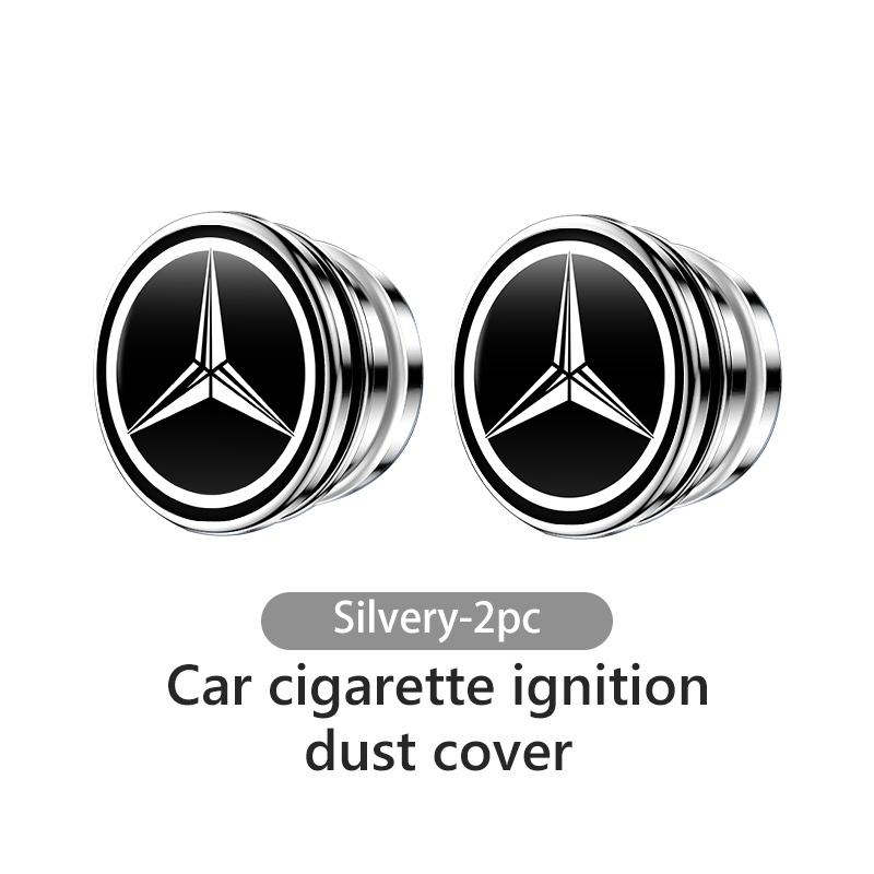 WLX4 For Mercedes Benz Car Cigarette Lighter Cover DustProof Decoration Cap W202 W212 W126 W140 W168 W177 CLS GLE GLC GLS CLA