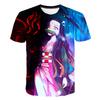 Anime Demon Slayer T Shirt Lovely Kamado Nezuko Costume Boys Girls T-shirt Summer Short Sleeves Oversized Streetwear Loose Tops