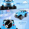 Carox OX29 1/16 Scale RC Car with Exhaust Function, Off-Road Control, LED Lights, 2.4GHz Remote Control, 2 Rechargeable Batteries Included, Toy, Boys'