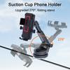 Yousheng Universal Car Phone Mount Super Suction Cup Telescopic Design Handsfree Dashboard Windshield Phone Holder Stand