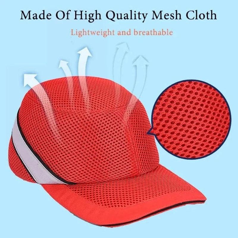 1Pc Work Safety Bump Cap Baseball Hat Anti Collision Hard Helmet Head Protection