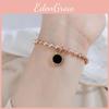 Rose Trendy Gold Geometric Titanium Steel Bracelet For Women 2024 Summer