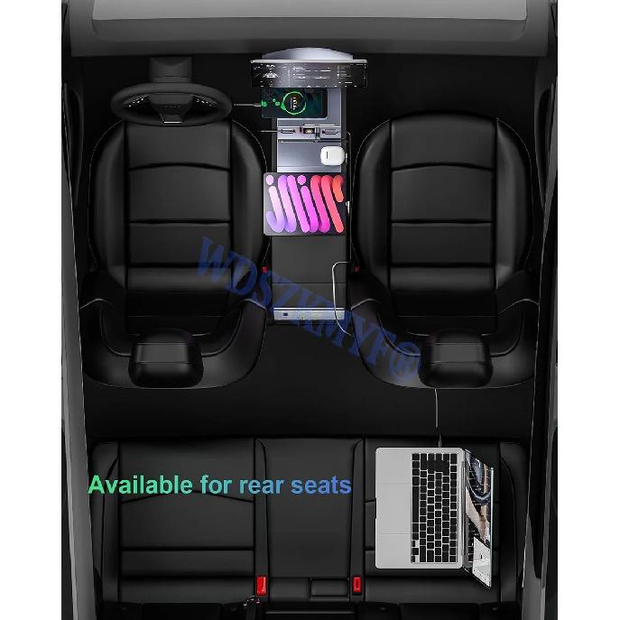 Для Tesla Новый Model Y Juniper 2025 Model 3 Highland 2024 65W 45W Центральная консоль Быстрая зарядка TPYE-C USB-хаб Док-станция расширения