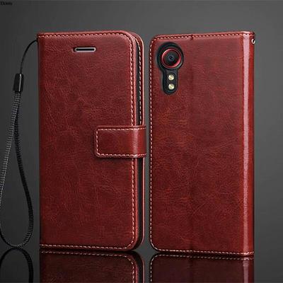 Чехол-держатель для карт для Samsung Galaxy Xcover 5 5s кожаный флип-чехол ретро-кошелек сумка для телефона деловой флип-чехол Fundas