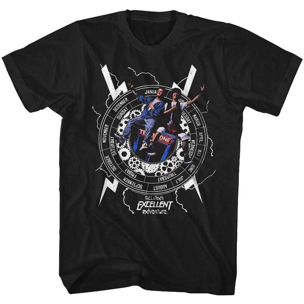 Bill & Ted's Excellent Adventure Movie Back In Time Gear Box Men's T shirt