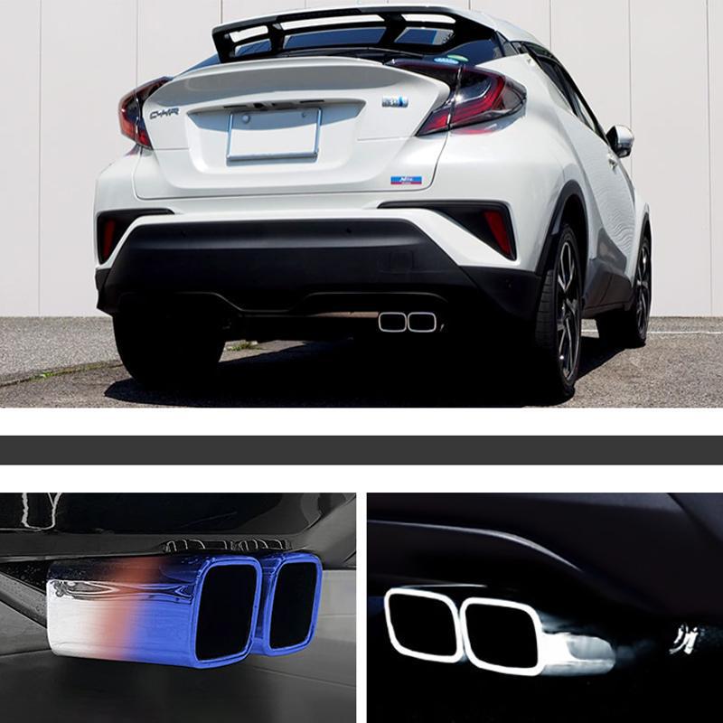 Toyota Noah/Voxy/Esquire 80 Series CHR Двойной Выпуск Нержавеющая Сталь Выхлопная Труба