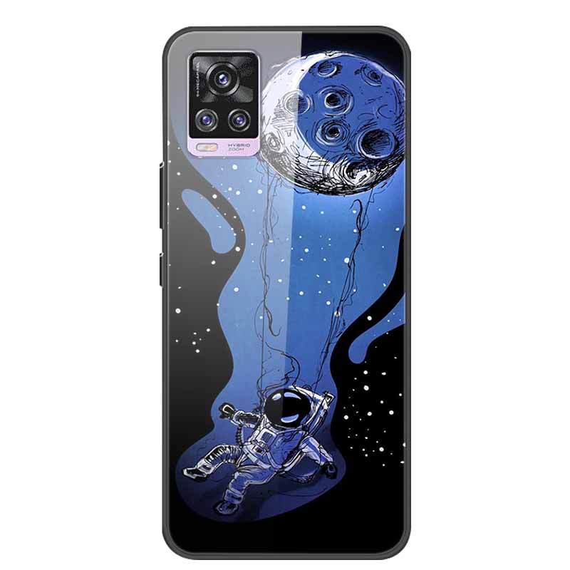 6.44" Tempered Glass Case For Vivo V20 Pro Case V 20 Pro Soft Bumper Hard Back Cover For Vivo V20 Pro 2020 Phone Case Coque Para
