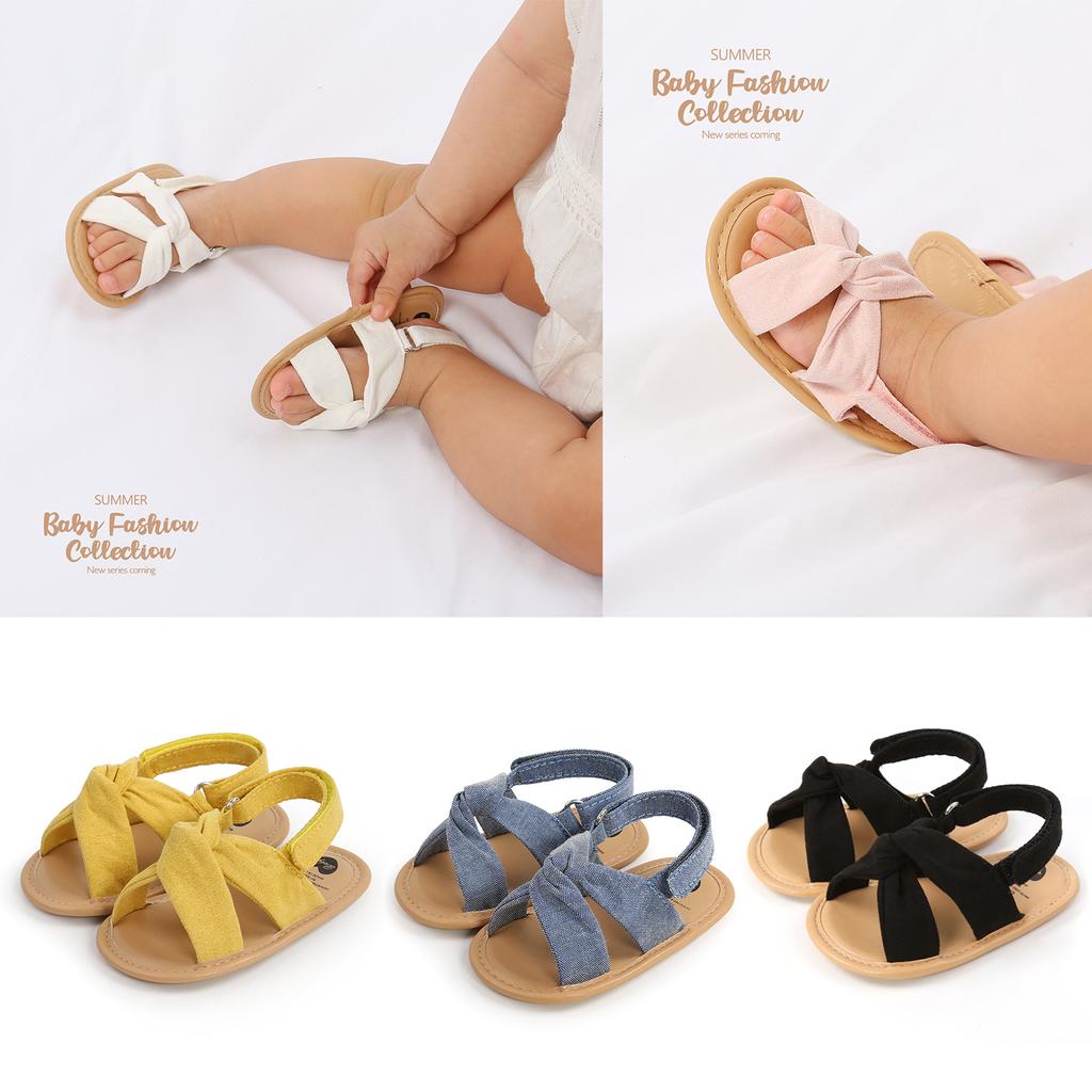 Baby Sandal Summer Kinder Freizeit schuhe Kleinkind weiche Sohle First Walker Kind Bowknot Sandalen Anti-Rutsch-Baby Wanders chuh