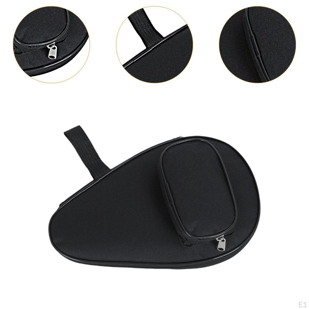 Pingpong Paddle Case Bat Bag Carry Table Tennis Racket Cover Protective Pouch for Competition