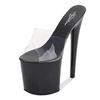 Women's Summer High-heeled Shoes Stiletto Sexy Waterproof Platform Hate Sky High Ultra-high Slippers 1986 Series 20cm Heel 10cm Platfrom LFD