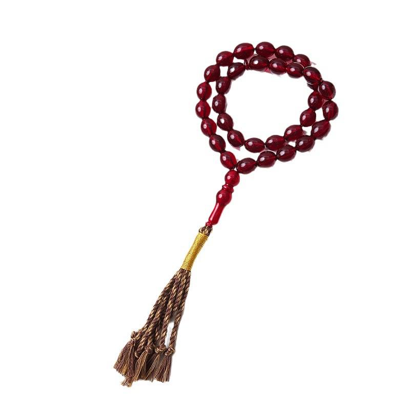 Ручные мусульманские четки-браслет с кисточкой из 45 бусин - ближневосточные исламские молитвенные украшения