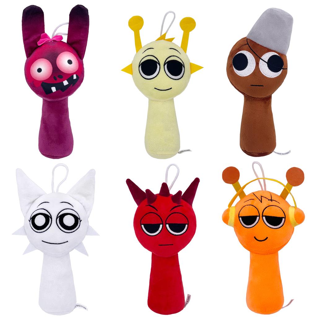 Sprunki Plush Toys Plushie Sprouts Plush Doll Sprunki Incredibox Game Cartoon Pillow Kids Gifts Stuffed Dolls Christmas Gift