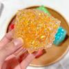 Разноцветные Квадраты с Рисунком Потока Игрушка-Сжималка Мягкие Квадратные Фиджеты с Зернистой Поверхностью Игрушка для Снятия Тревоги Антистресс Игрушка для Детей Взрослых Подарки