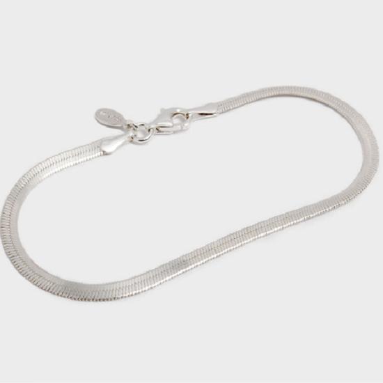 POSTLUDE [SILVER] SNAKE CHAIN bracelet