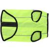 Pet Night Safety Clothing Glowing Jacket Lightweight Reflective Vest Zipper for DogsFluorescence Green S