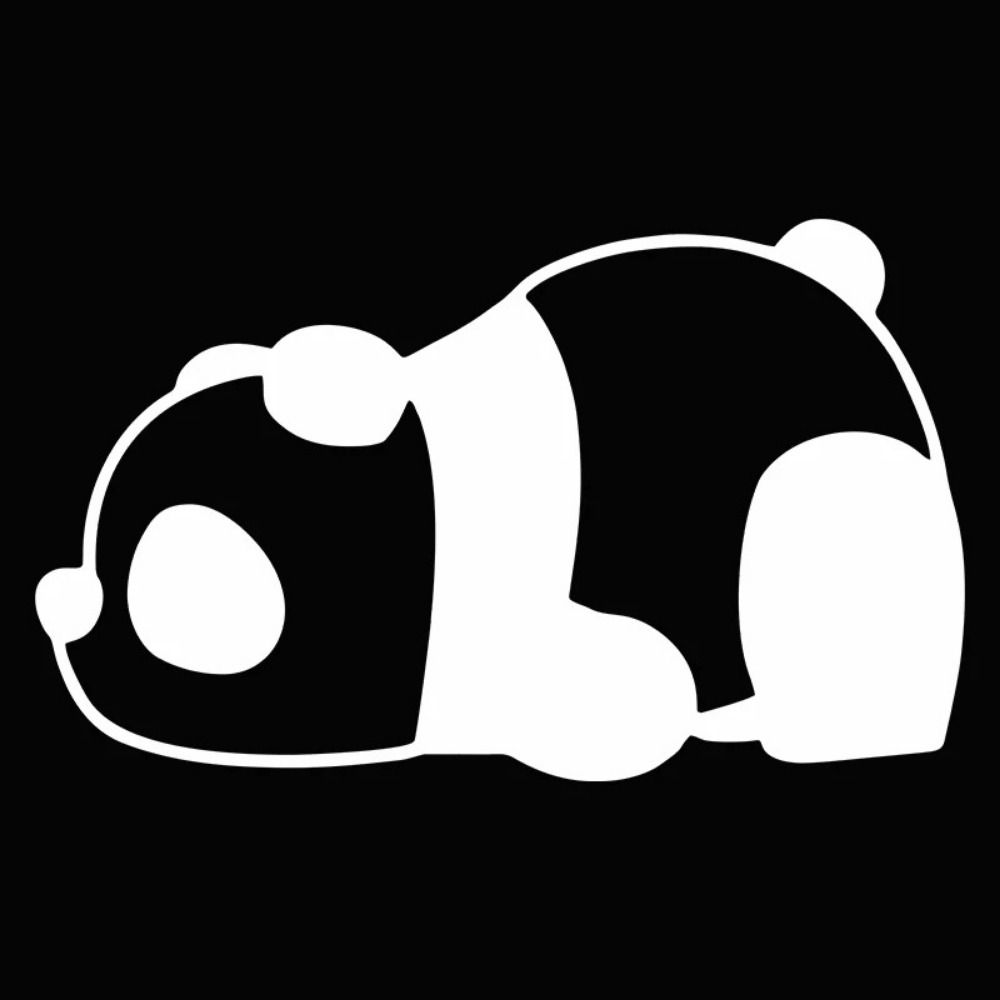 Vinyl Car 3D Panda Stickers Universal Simulation Panda Cars Decal  Car-Styling