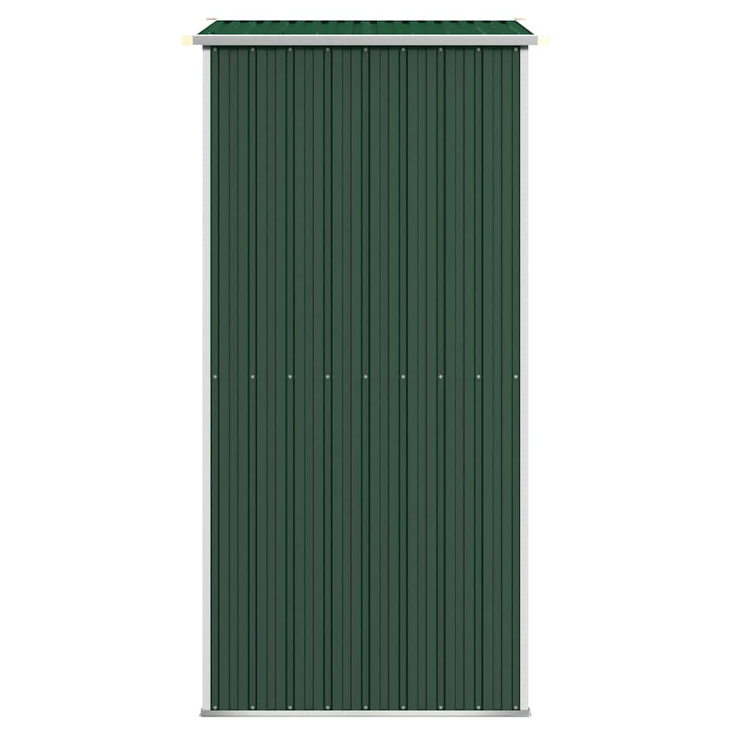 vidaXL Geräteschuppen Grün 192x108x223 cm Verzinkter Stahl