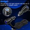 Brand New Dash Cam Car Charger Wide Compatibility 2in1 Multi-function 3.5A 3.5m 5v DVR Charging Cable Mini USB