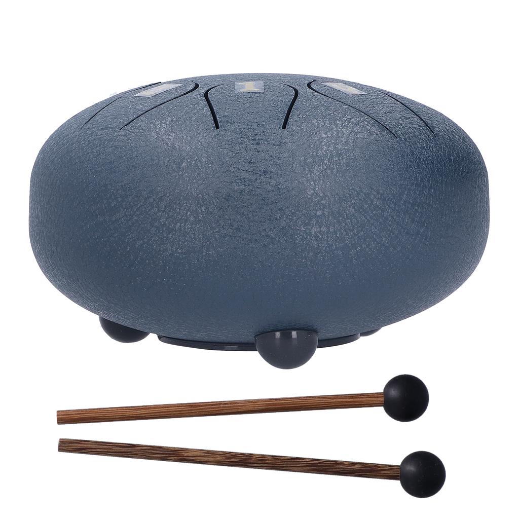 6-дюймовый 8-тоновый язычковый барабан с палочками, нотная книга, музыкальные перкуссионные инструменты для медитации