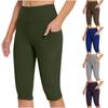 Women's High Waist Yoga Biker Workout Pockets Shorts Running Athletic Leggings