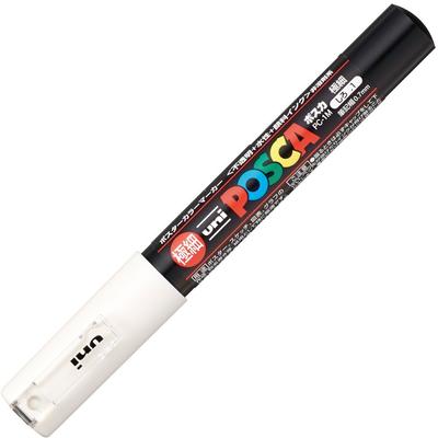 Ручка-карандаш Mitsubishi Posca Extra Fine White 10 шт. на водной основе PC1M.1
