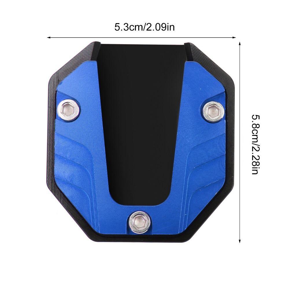 High Strength Kickstand Pad Plate Aluminum Alloy Motorcycle Kickstand Plate Parking Support