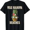 Гавайский ананас Рождество Mele Kalikimaka Пляжи Рождество Футболка