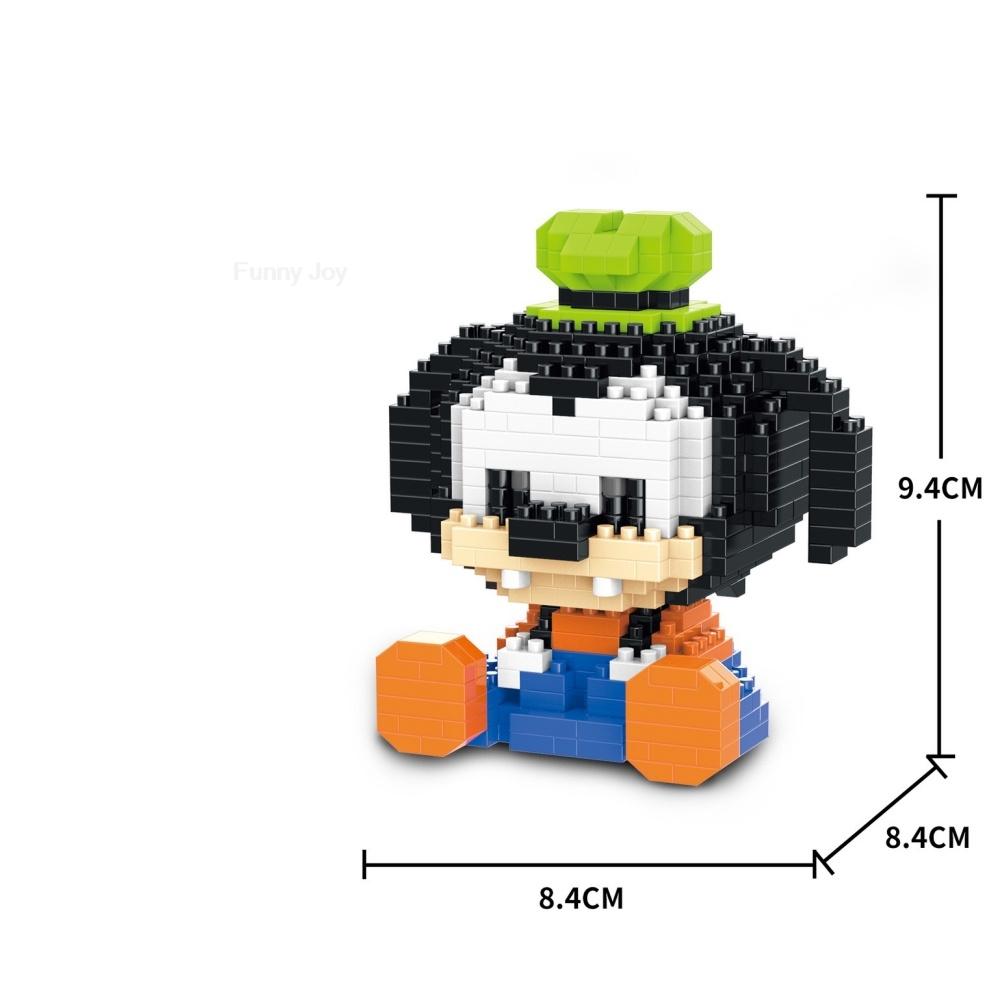 Cartoon Anime Blocks Kuromi My Melody Cinnamoroll Mouse Building Blocks Doll Toy Kids Birthday Gift