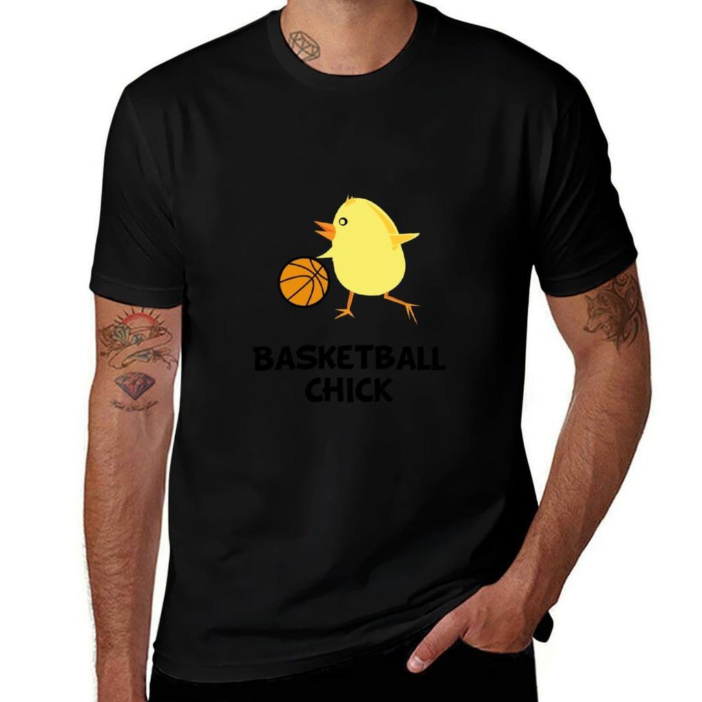 Basketball Chick T-Shirt Independence Day Short Sleeve T-Shirt
