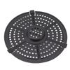 16cm Fryer Replacement Grill Pan Stainless Steel Fryer Grill Pan with Oil Brush for Kitchen