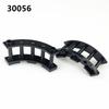 Compatible With 30056 Parts, Arc Railings, Small Particle Corner Guardrail Fence Building Block Accessories 4X4X2 Spare Parts