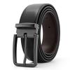 Мужской ремень с пряжкой, Ремень из натуральной коровьей кожи для бизнеса и отдыха, Двухслойный ремень из коровьей кожи, Мужской ремень