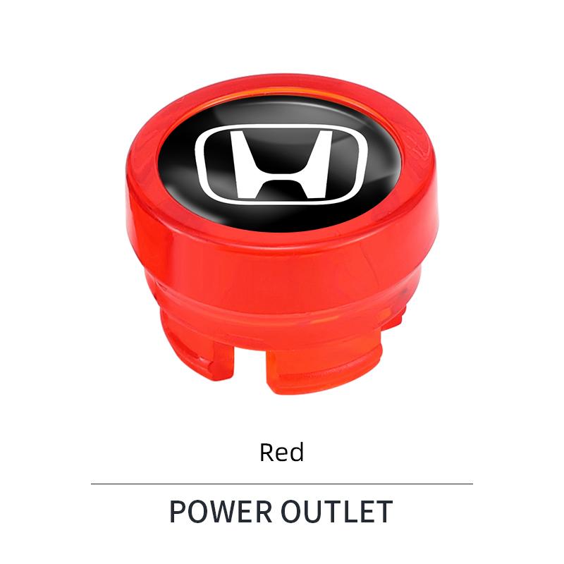 Car Cigarette Lighter Cover Power Outlet Dust Cap Accessories For Honda Civic Fit Jazz Accord Pilot CRV Odyssey Passport City akn256