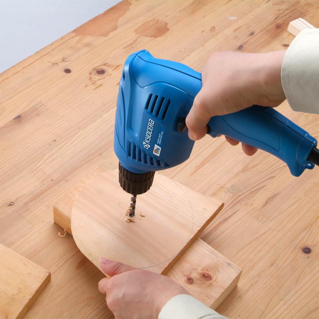 Kyocera Old Ryobi Drill Ironwork 10mm Woodwork 13mm 641550A To Grip and Easy To Perfect for Drilling Capacity 10mm 13mm Lightweight MD-12R [Easy Use,