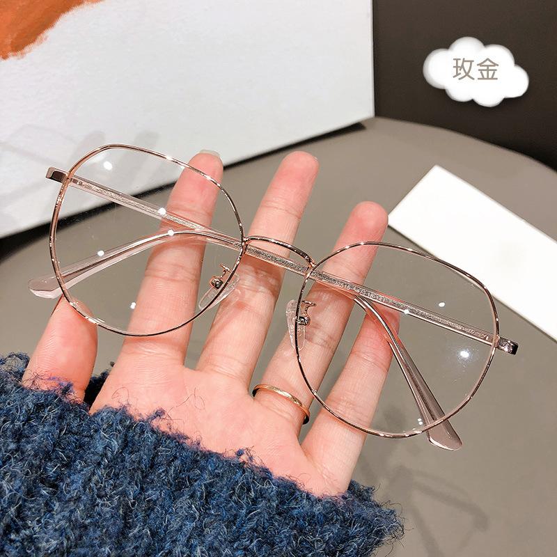 2025 очки по рецепту, те же нерегулярные полигональные очки для близорукости, оправа для мужчин и женщин, модная большая оправа, Danyang 22515